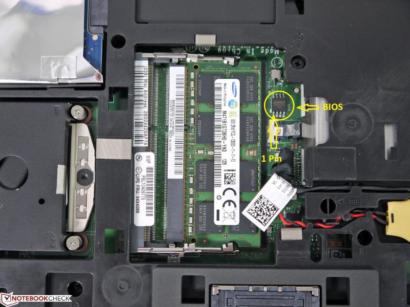 Thinkpad T440p Bios Chip location