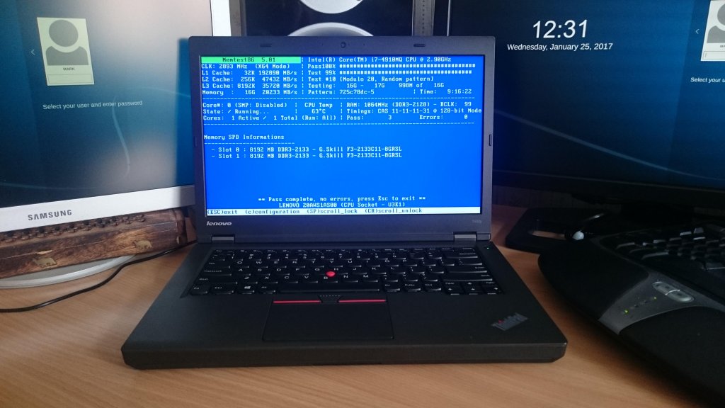 Thinkpad T440p 2133Mhz RAM